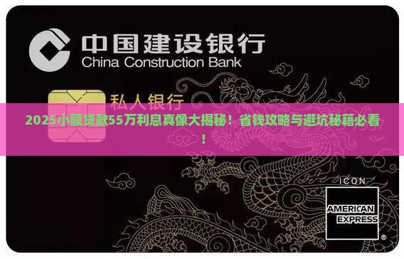小额贷款55万利息多少