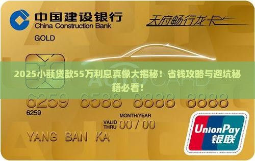 小额贷款55万利息多少