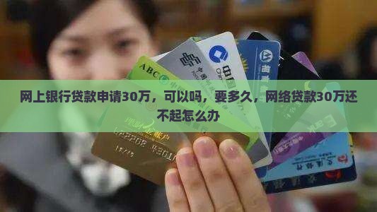 网上银行贷款申请30万