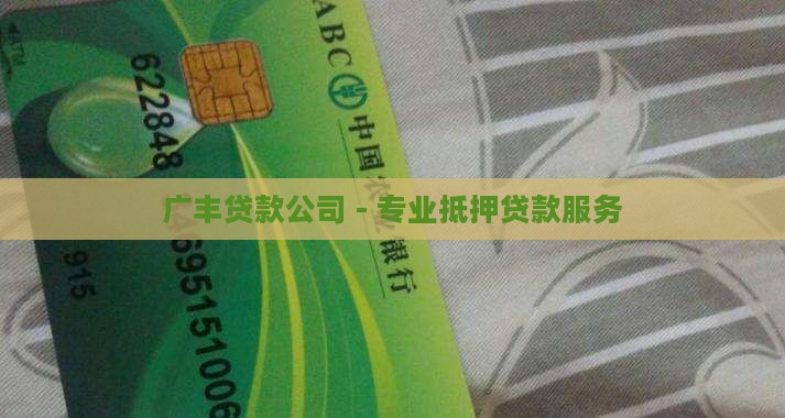 广丰车行抵押贷款公司