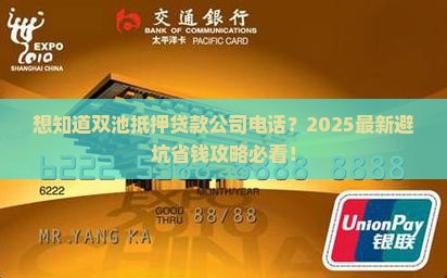 双池抵押贷款公司电话 双池抵押贷款公司电话