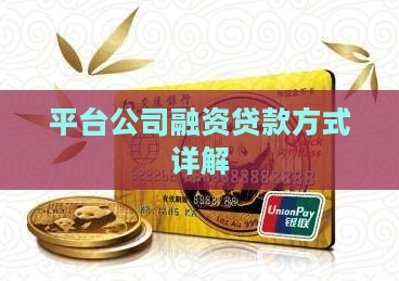 平台公司如何融资贷款