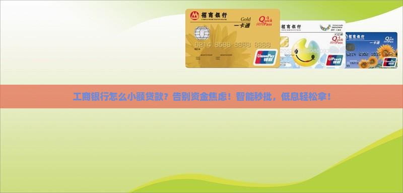 工商银行怎么小额贷款