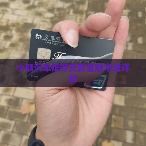 小额贷款汽车抵押贷款