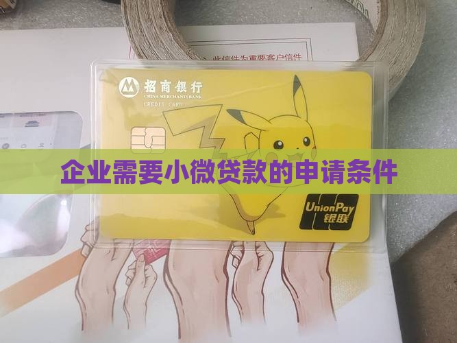 企业需要小额贷款的条件