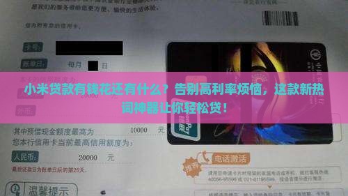 小米贷款有钱花还有什么