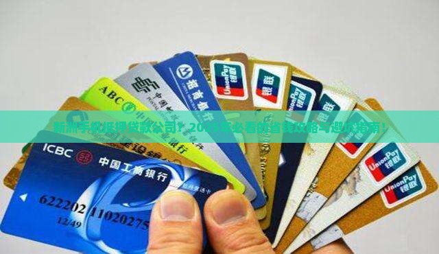 新洲手机抵押贷款公司