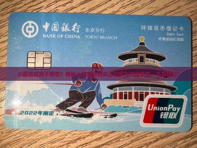 小额贷款属于那些
