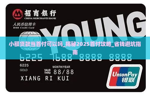 小额贷款当首付可以吗
