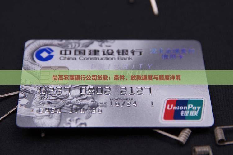 尚高农商银行公司贷款