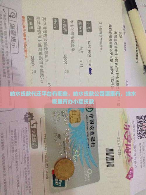响水贷款代还平台有哪些