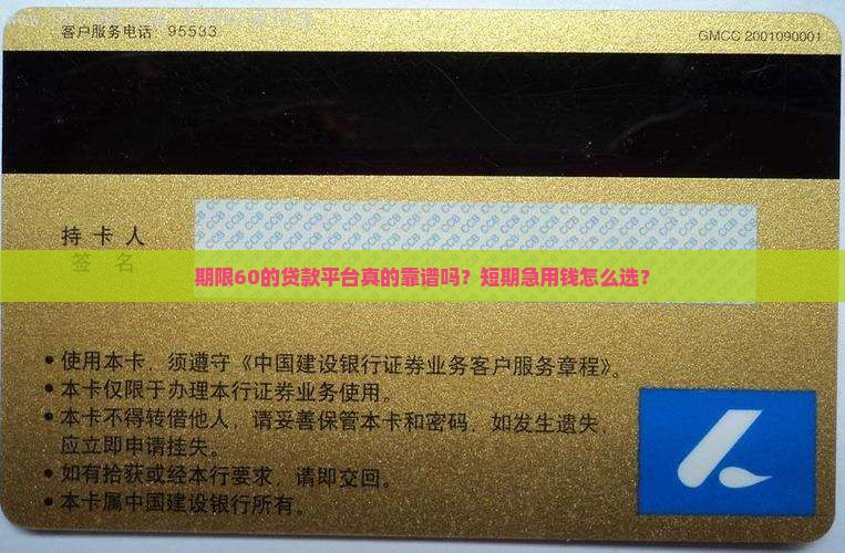 期限60的贷款平台
