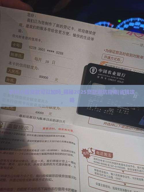 农村小额贷款可以加吗