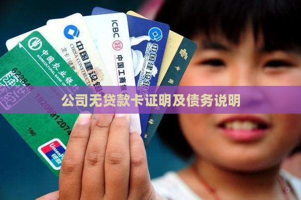 公司无贷款卡说明