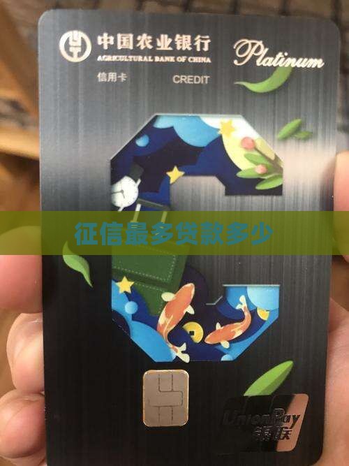 征信最多贷款多少