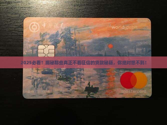 可以不看征信的贷款软件