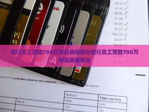 银行员工贷款700万