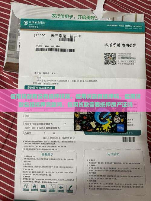 信用贷款有没有抵押权限