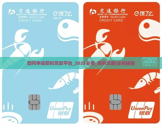 如何申请即时贷款平台