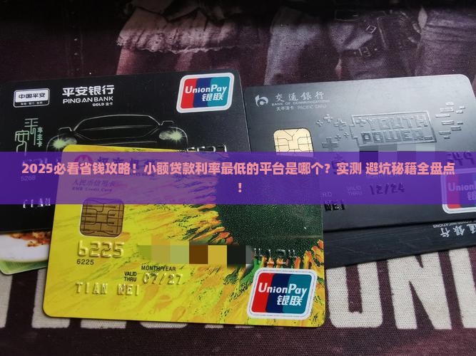 小额贷款利率最低的平台是什么