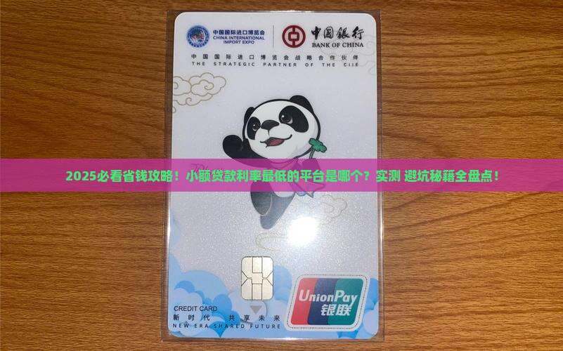 小额贷款利率最低的平台是什么