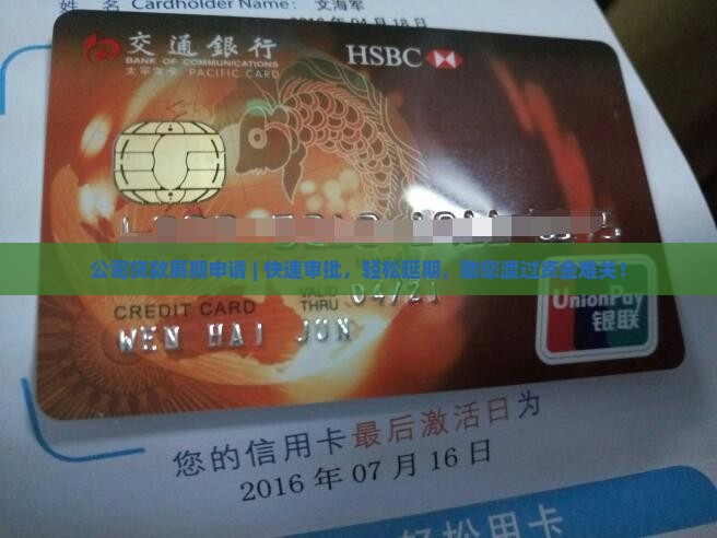 公司贷款展期申请