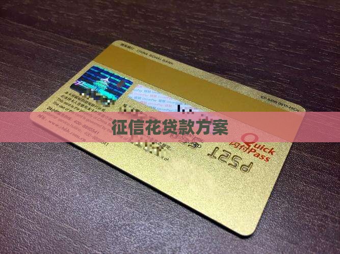 征信花贷款方案