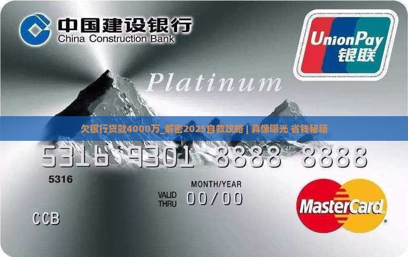 欠银行贷款4000万