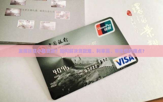发挥扶贫小额贷款