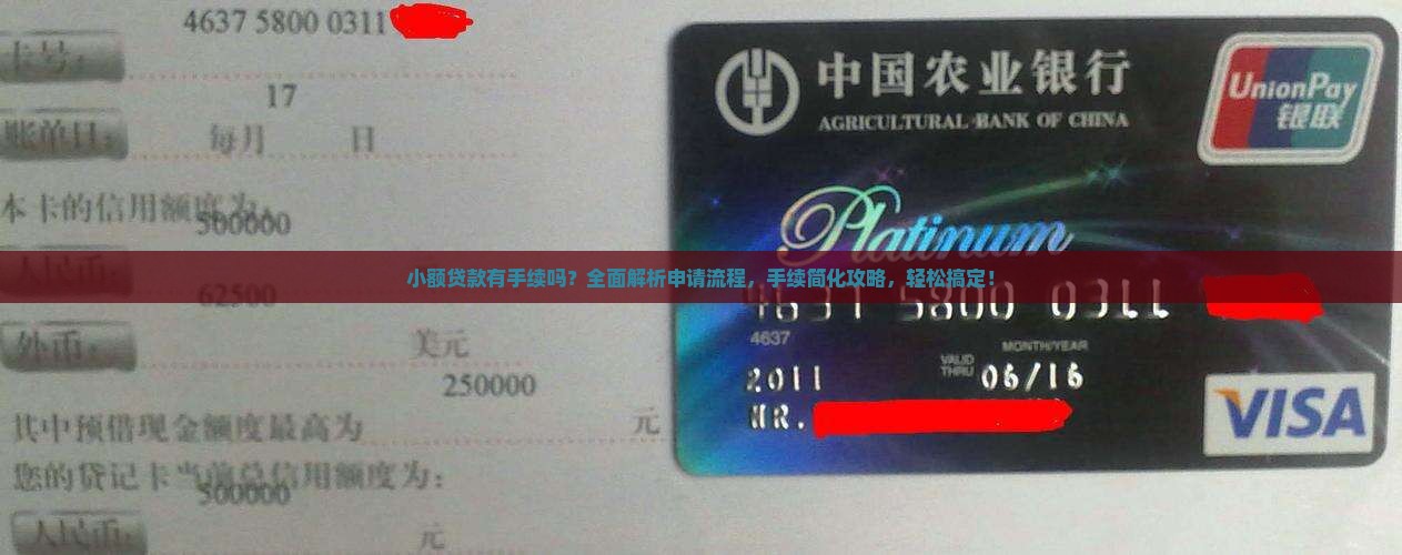 小额贷款有手续吗