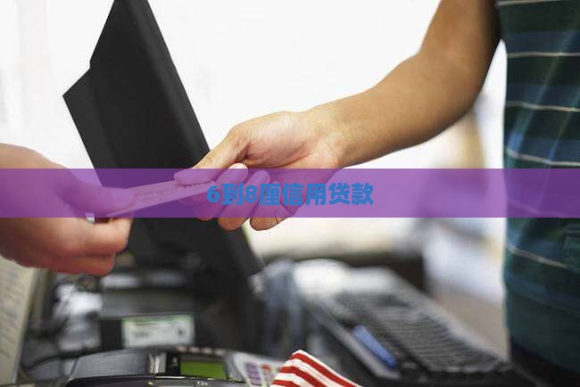 6到8厘信用贷款
