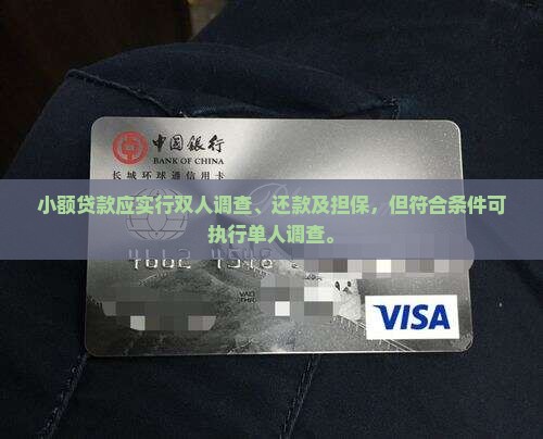 小额贷款应实行双人