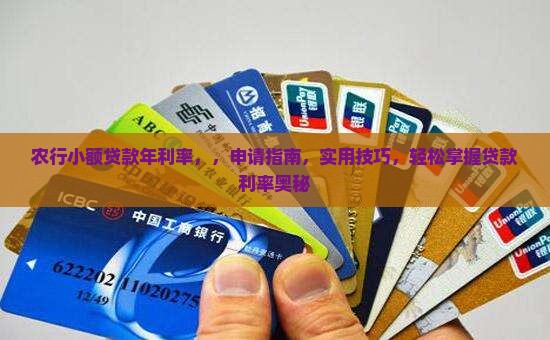 农行小额贷款年利率