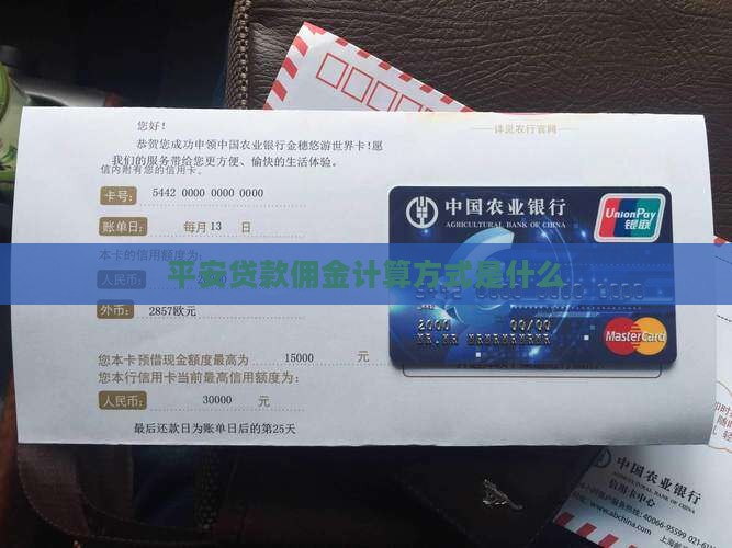 平安普惠贷款算佣金吗