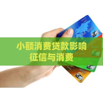 小额消费贷款有影响