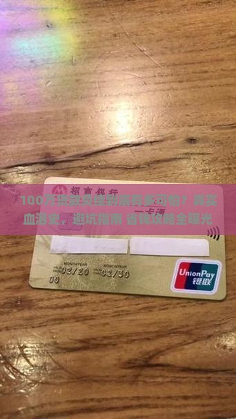 各种贷款负债100万