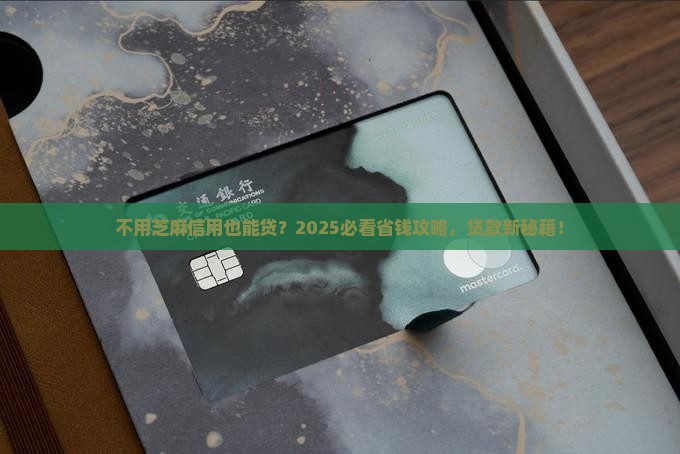 不用看芝麻信用的贷款