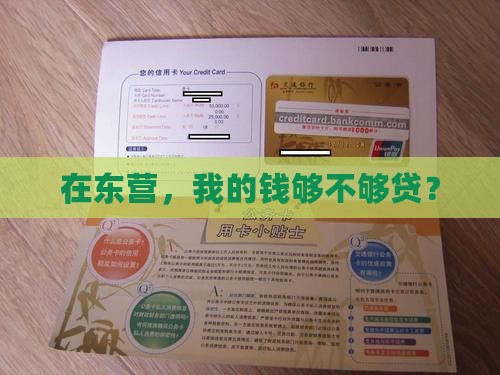 在东营，我的钱够不够贷？