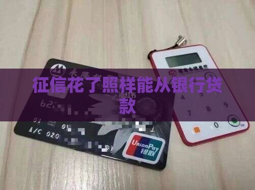 征信花了照样能从银行贷款
