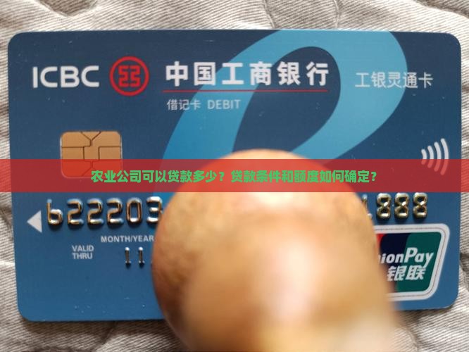 农业公司可以贷款多少？贷款条件和额度如何确定？