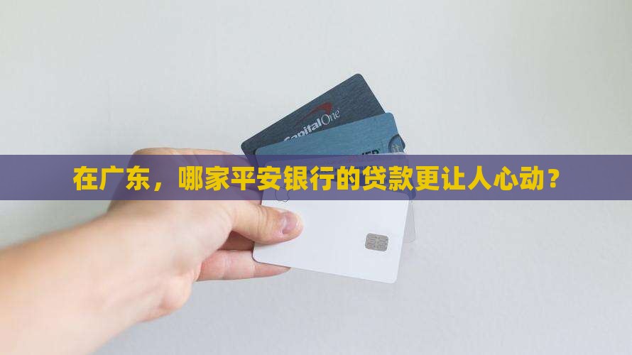 在广东，哪家平安银行的贷款更让人心动？