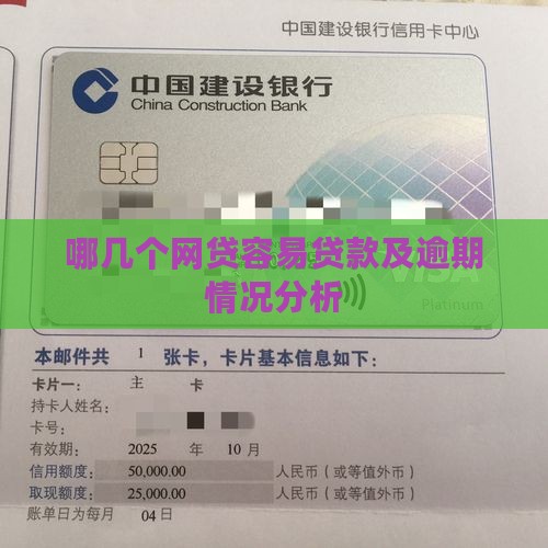 哪几个网贷容易贷款及逾期情况分析