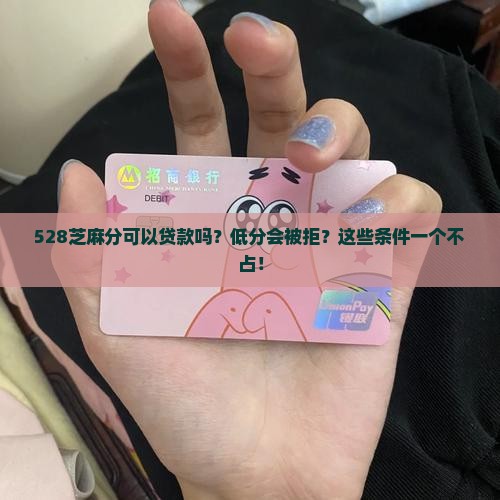 528芝麻分可以贷款吗？低分会被拒？这些条件一个不占！