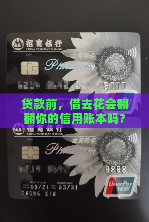 贷款前，借去花会翻翻你的信用账本吗？