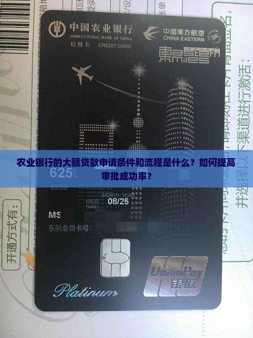 农业银行的大额贷款申请条件和流程是什么？如何提高审批成功率？