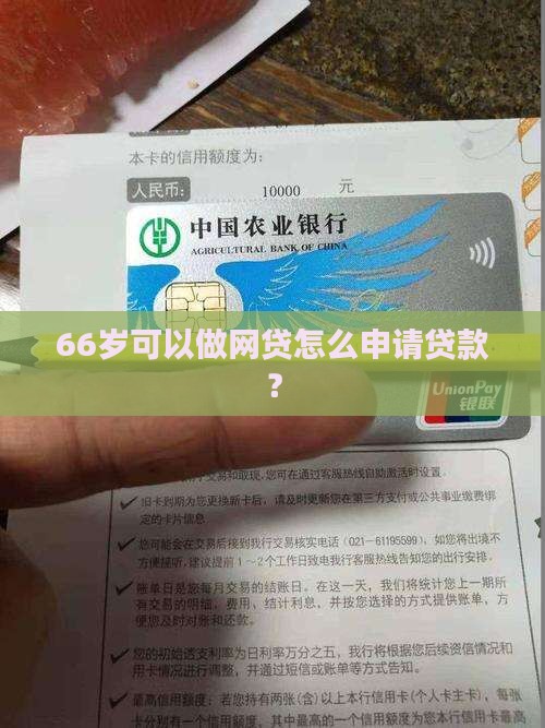 66岁可以做网贷怎么申请贷款？