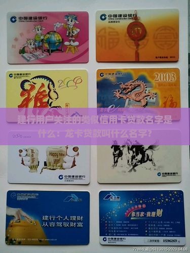 建行用户关注的类似信用卡贷款名字是什么：龙卡贷款叫什么名字？
