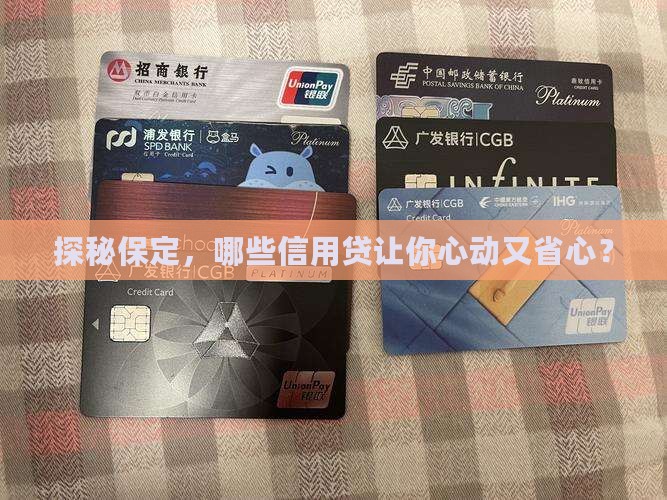 探秘保定，哪些信用贷让你心动又省心？