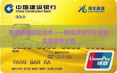 安徽金融信息技术——网络贷款平台金融信息服务公司