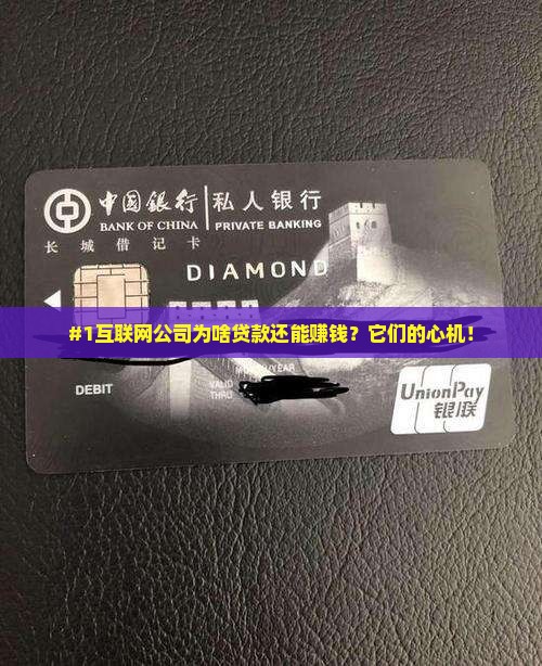 #1互联网公司为啥贷款还能赚钱？它们的心机！